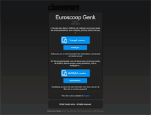 Tablet Screenshot of euroscoopgenk.cinenews.be