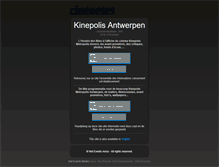 Tablet Screenshot of metropolisanvers.cinenews.be
