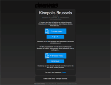 Tablet Screenshot of kinepolisbruxelles.cinenews.be