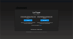 Desktop Screenshot of lefoyer.cinenews.be