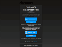 Tablet Screenshot of euroscoopmaasmechelen.cinenews.be